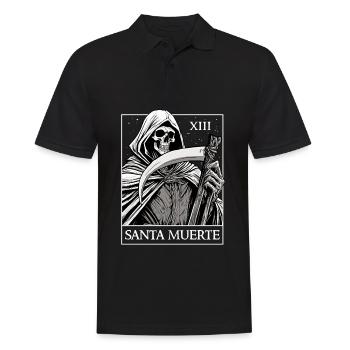 Carte de tarot Dia De Los Muertos Mexicain - Polo Homme - noir - Devant - Kai (181cm)