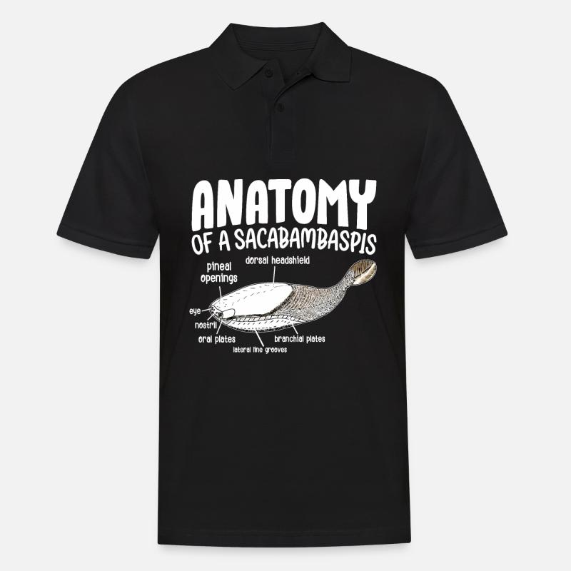 Fisch Meme - Männer Poloshirt - Schwarz