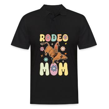 Groovy Western Country Bull Rider - Polo Homme - noir - Devant - Kai (181cm)