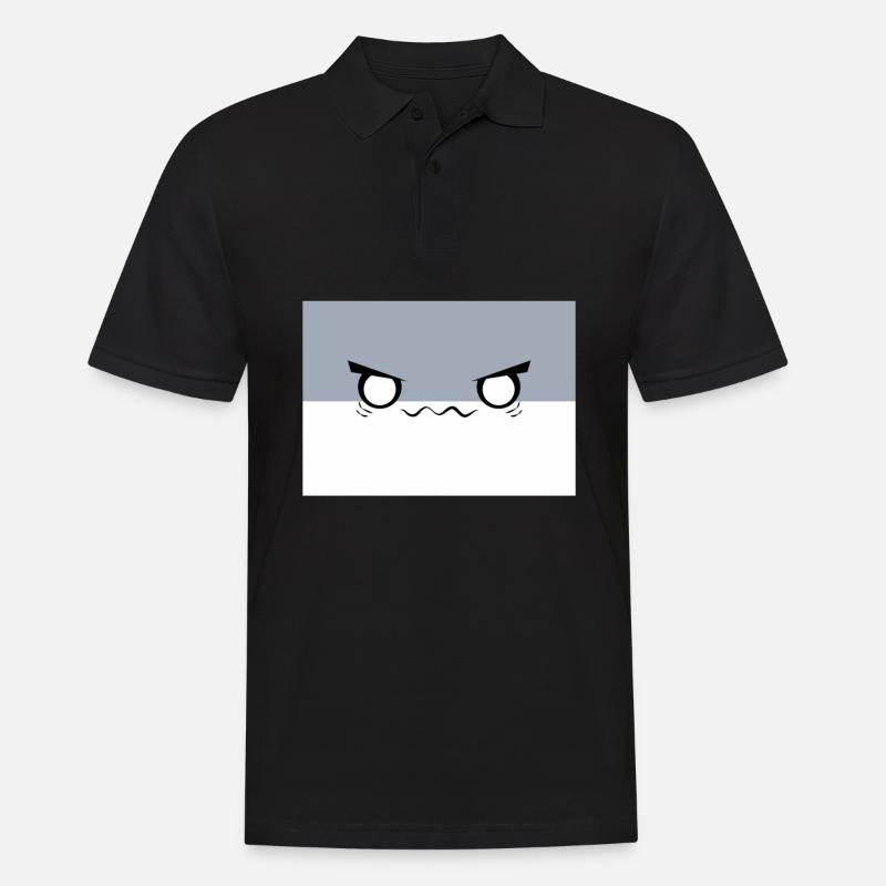 Sacambaspis Uralter Fisch Meme Dämonisch - Männer Poloshirt - Schwarz