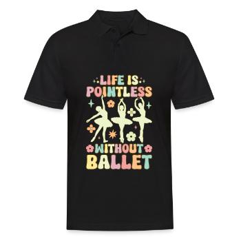 La vie n’a pas de sens sans Ballet Groovy Ballet D - Polo Homme - noir - Devant - Kai (181cm)