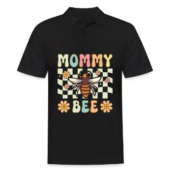 Bee Mom Beekeeper Beekeeping Mom - Men's Polo Shirt - black - Front - Kai (181cm)
