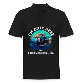 Humuhumunukunukuapua'a Hawaiian Reef Triggerfish - Men's Polo Shirt - black - Front - Kai (181cm)