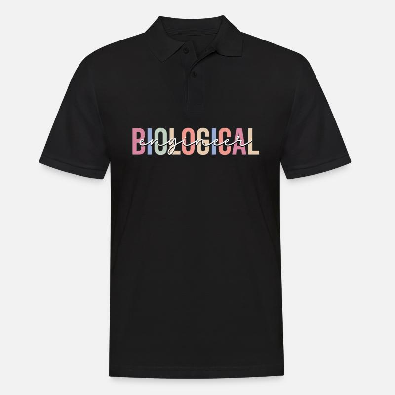 Technik - Männer Poloshirt - Schwarz