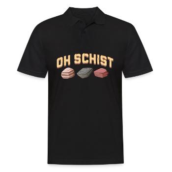 Chasse aux roches Chasseur de minéraux - Polo Homme - noir - Devant - Kai (181cm)