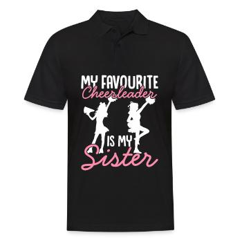 La pom-pom girl préférée de Cheerleading Cheer Squad est - Polo Homme - noir - Devant - Kai (181cm)