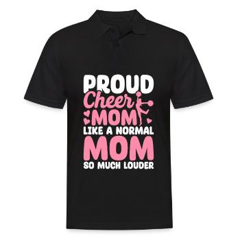Lustiges Cheerleading Cheerleader Cheer Squad Chee - Männer Poloshirt - Schwarz - Vorne - Kai (181cm)