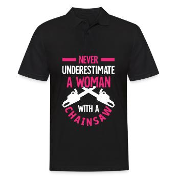 Arborists Woodworkers Lumberjacks Women A Fr - Men's Polo Shirt - black - Front - Kai (181cm)