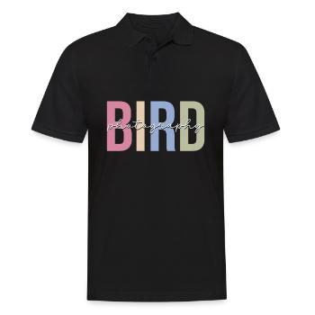 Bird Photography Bird Photographer Bird on Camera - Men's Polo Shirt - black - Front - Kai (181cm)