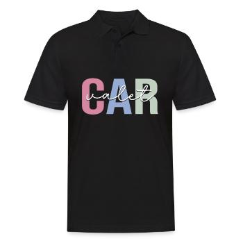 Valet parking attendant - Men's Polo Shirt - black - Front - Kai (181cm)
