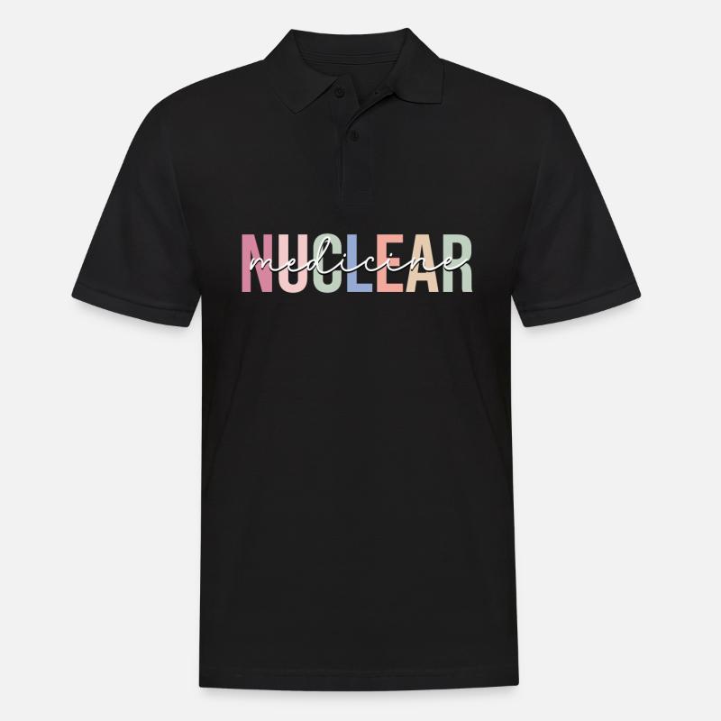 Médecine nucléaire Technologue nucléaire - Polo Homme - noir