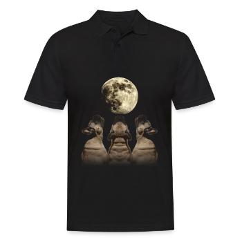 Bouledogue Français Frenchie Chien Hurlant Mon - Polo Homme - noir - Devant - Kai (181cm)