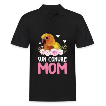 Soleil Perruche Maman Perroquet Maman Perroquet Oiseau Femme - Polo Homme - noir - Devant - Kai (181cm)