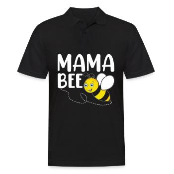 Imker Imkerei Mama Mama Biene - Männer Poloshirt - Schwarz - Vorne - Kai (181cm)