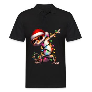 Lunettes de soleil à pois à crête Gecko Lizard Niedlic - Polo Homme - noir - Devant - Kai (181cm)