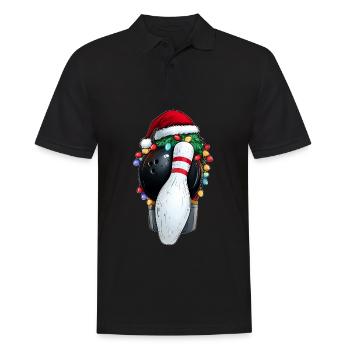 Bowling melon chapeau de Noël Noël - Polo Homme - noir - Devant - Kai (181cm)