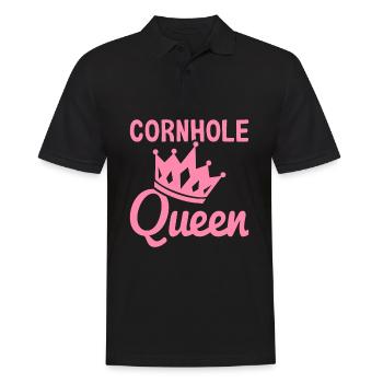 Cornhole Queen Cornhole Maman Trou de maïs - Polo Homme - noir - Devant - Kai (181cm)