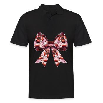 Coquette Bow Lifeguard Garde de piscine Rose - Polo Homme - noir - Devant - Kai (181cm)