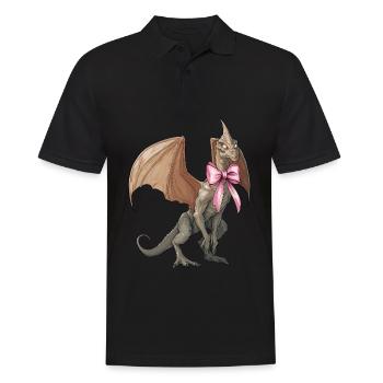 Coquettish Bow Van Meter Visitor Cryptid - Men's Polo Shirt - black - Front - Kai (181cm)