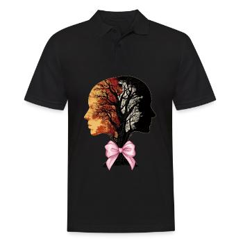 Coquette Bow Généalogie ADN Arbre - Polo Homme - noir - Devant - Kai (181cm)