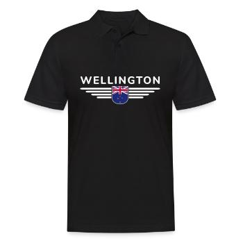T-shirt Wellington pour les fans néo-zélandais - Polo Homme - noir - Devant - Kai (181cm)