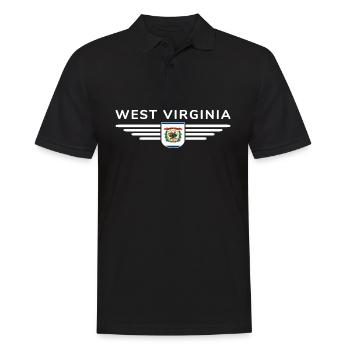 Chemise de fan de Virginie-Occidentale – Nature & Pride - Polo Homme - noir - Devant - Kai (181cm)