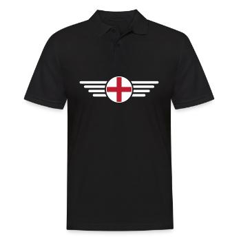 England Essence T-Shirt - Men's Polo Shirt - black - Front - Kai (181cm)