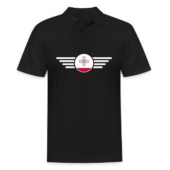 T-shirt de style maltais - Polo Homme - noir - Devant - Kai (181cm)
