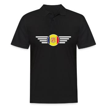 Andorra Style Design T-Shirt - Polo Homme - noir - Devant - Kai (181cm)
