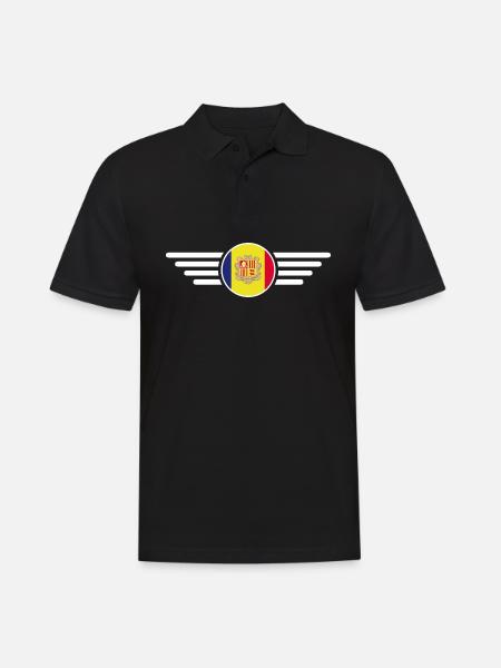 Andorra Style Design T-Shirt - Men's Polo Shirt - black