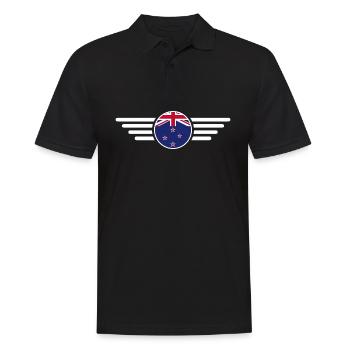 T-shirt design de style néo-zélandais - Polo Homme - noir - Devant - Kai (181cm)