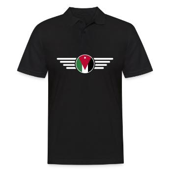 J’aime Jordan, T-shirt Style Design - Polo Homme - noir - Devant - Kai (181cm)
