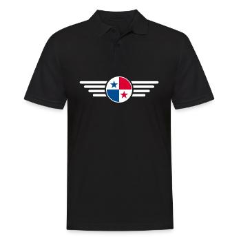 Ich liebe Panama, Eleganz Stil Design T-Shirt - Männer Poloshirt - Schwarz - Vorne - Kai (181cm)
