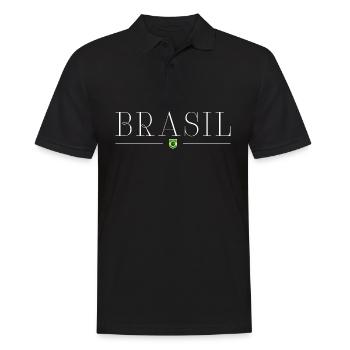 J’adore le Brésil - Polo Homme - noir - Devant - Kai (181cm)