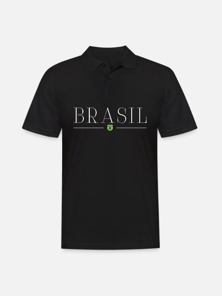 J’adore le Brésil - Polo Homme - noir