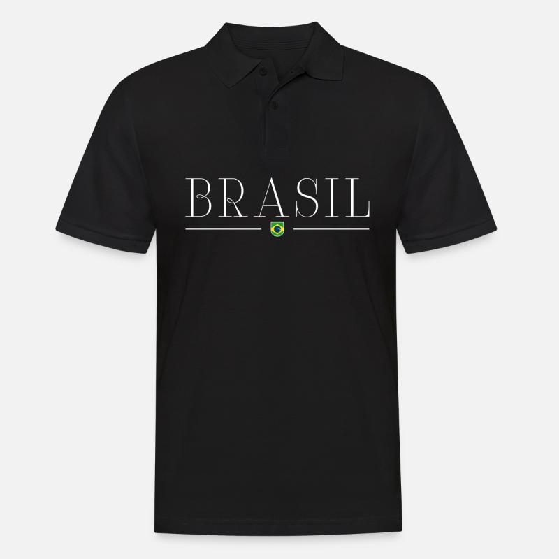 J’adore le Brésil - Polo Homme - noir