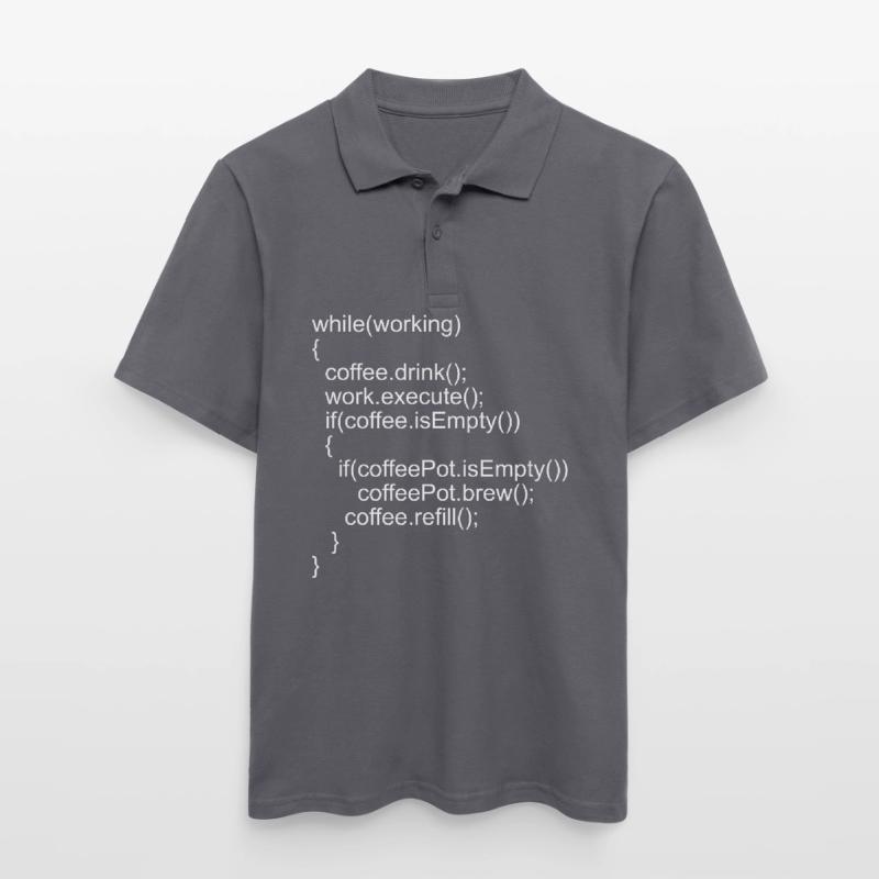 Source code Program code for programmers Men's Polo Shirt