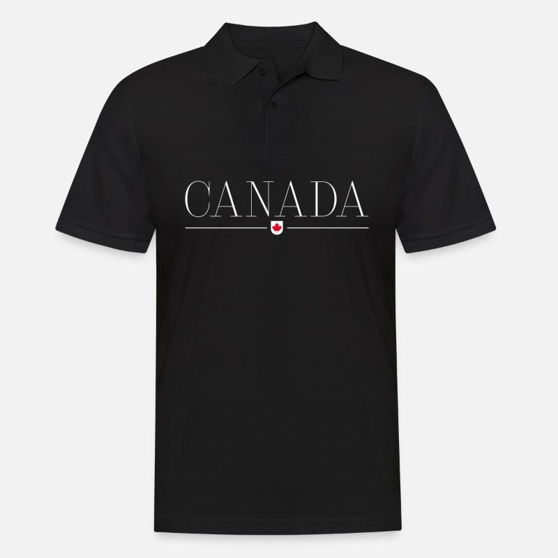 Ich liebe Kanada - Männer Poloshirt - Schwarz