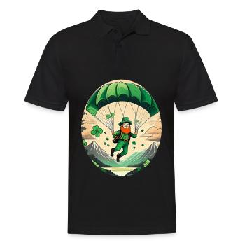 Parapente Trèfle de la Saint-Patrick - Polo Homme - noir - Devant - Kai (181cm)