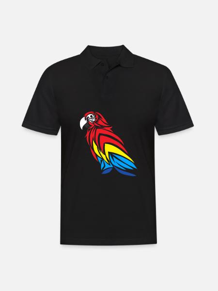 Parrot - Men's Polo Shirt - black