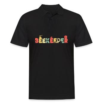 Beekeepers Bees Honey Beekeeper Bee - Men's Polo Shirt - black - Front - Kai (181cm)