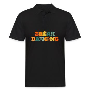 Breakdance Breakdancer Breakdancing - Männer Poloshirt - Schwarz - Vorne - Kai (181cm)