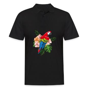 Perroquet - Polo Homme - noir - Devant - Kai (181cm)