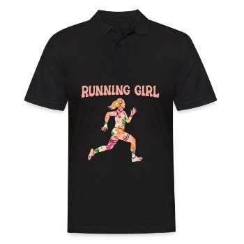Jogging Running Running Coureurs - Polo Homme - noir - Devant - Kai (181cm)