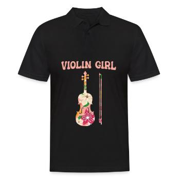 Violoniste Violoniste Violon Violon - Polo Homme - noir - Devant - Kai (181cm)