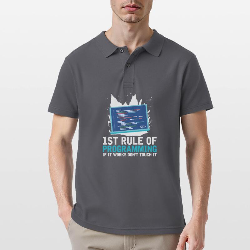 Programmer Coder Software Developer Men's Polo Shirt