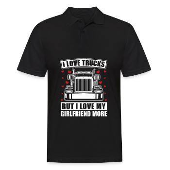 Truck Driver Truck Driver Truck Driver Trucker - Men's Polo Shirt - black - Front - Kai (181cm)