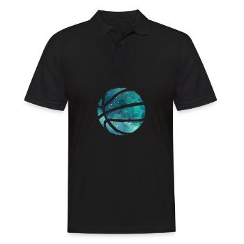 Basketball Basketballer - Männer Poloshirt - Schwarz - Vorne - Kai (181cm)