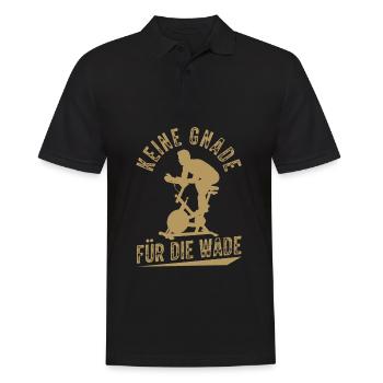 Indoor Cycling - Men's Polo Shirt - black - Front - Kai (181cm)