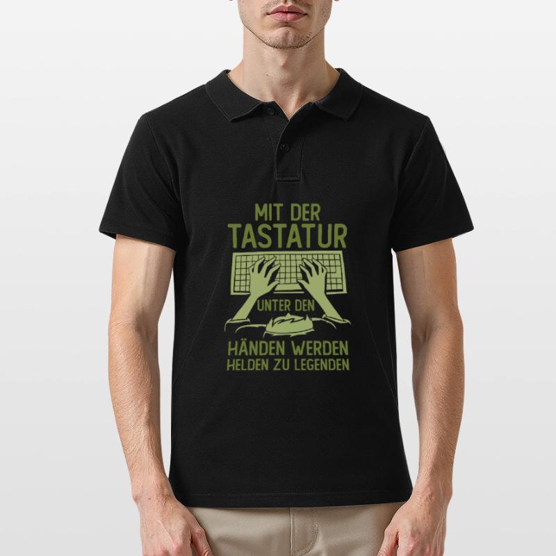 Programmierer Coder Software Entwickler Männer Poloshirt